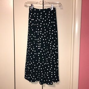 Asos polka dot midi skirt